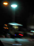 Slightly blurry booze bus