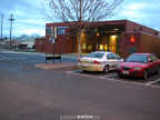 Note red/blue strobes of Bendigo Fire Station in background