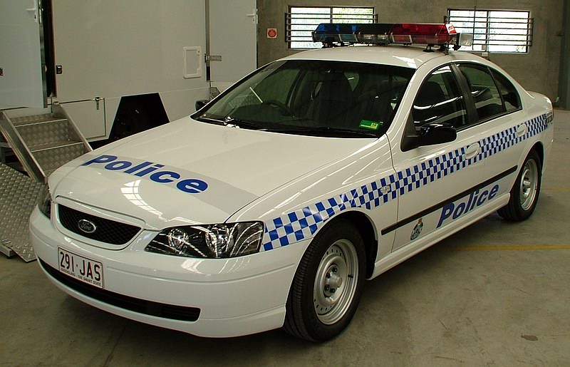 Ford ba falcon model police car #10